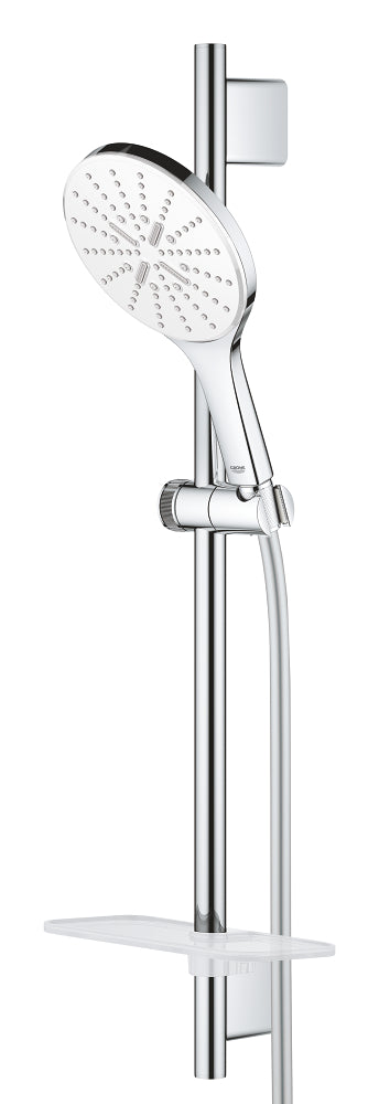 Grohe RainShower SmartActive 150 Sürgülü Duş Seti, 3 Fonksiyonlu, Krom-Beyaz