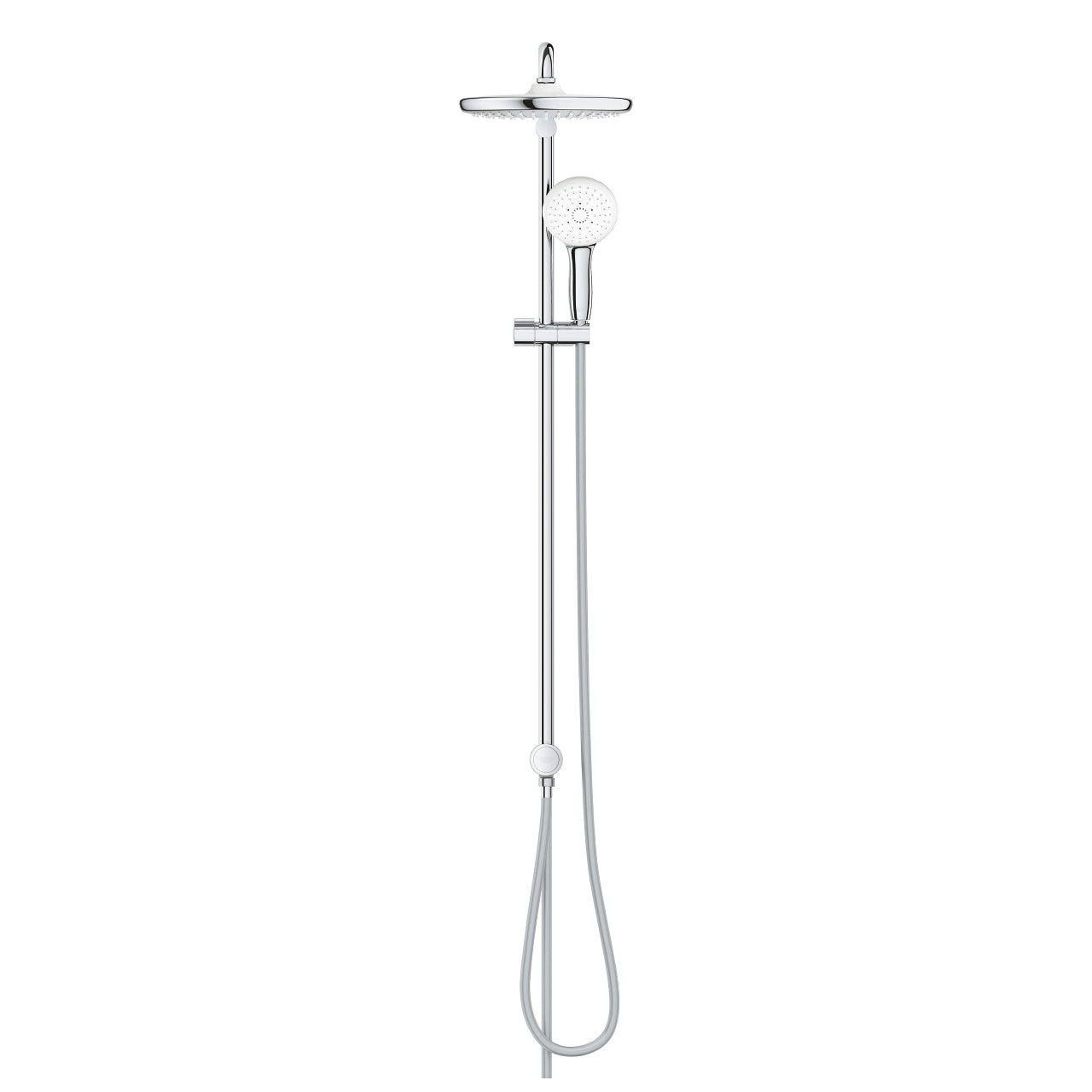 Grohe Tempesta System 250 Duvara Monte Duş Sistemi, Yön Değiştiricili, Krom-Beyaz