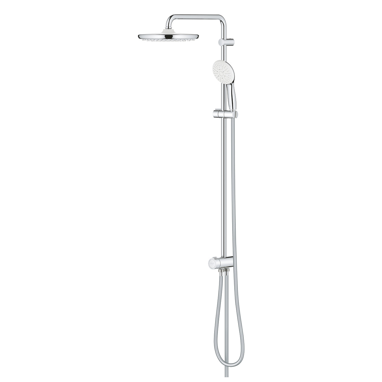 Grohe Tempesta System 250 Duvara Monte Duş Sistemi, Yön Değiştiricili, Krom-Beyaz