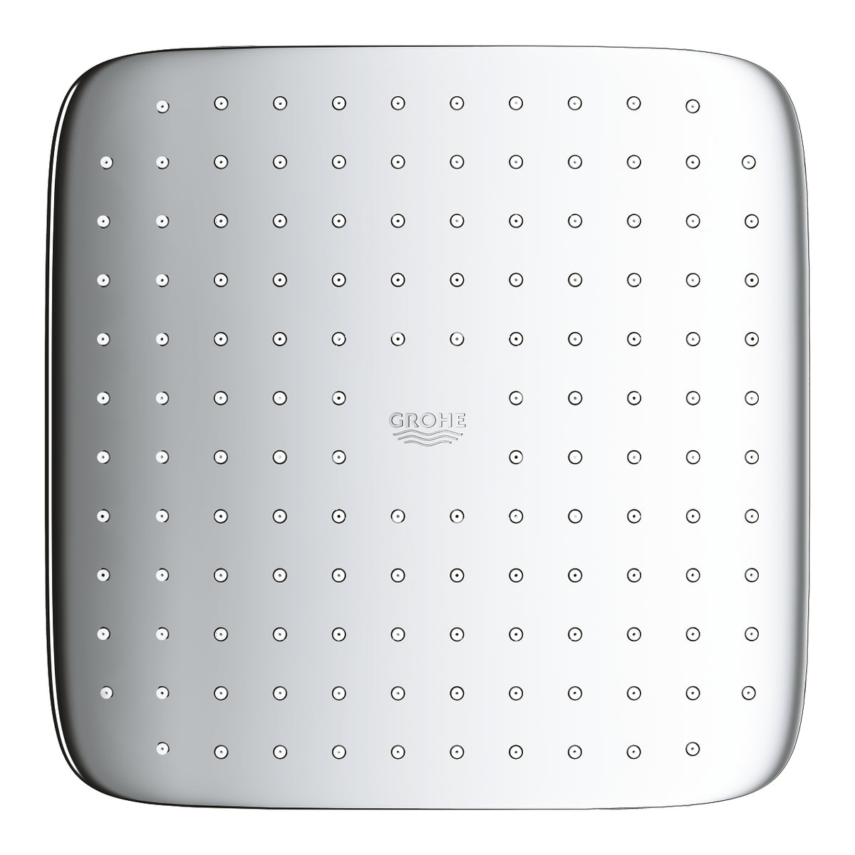 Grohe Tempesta 250 Kare Tepe Duşu Tek Akışlı, 25 cm, Krom-Beyaz