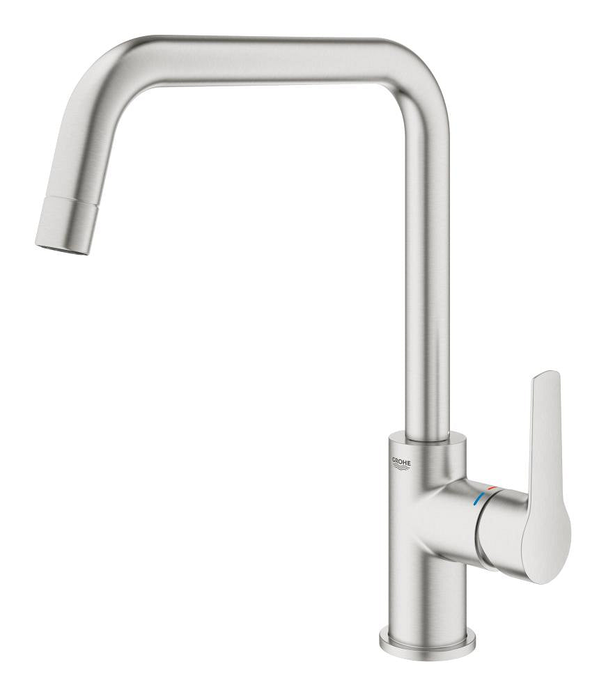 Grohe Start Kuğu Borulu Eviye Bataryası, Paslanmaz Çelik