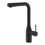 Grohe Essence Spiralli Eviye Bataryası, 2 Akışlı, Hayalet Siyah