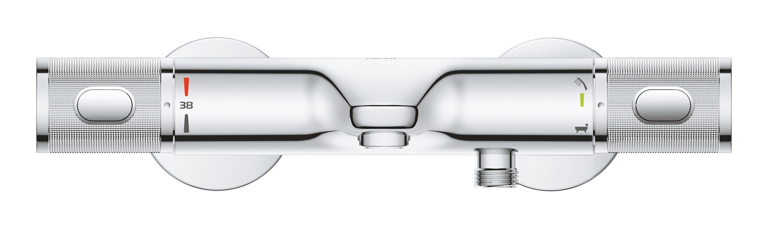 Grohe GROHE Precision FeelBath termostat - S-bağlantılar - metal rozet