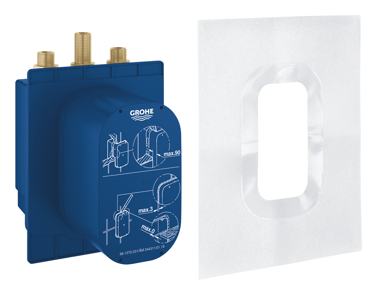 Grohe Eurosmart Comospolitan E Termostatik Ankastre Duş Bataryası İç Gövde