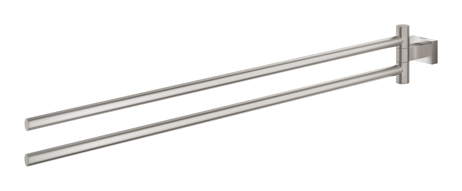 Grohe Essentials Cube İkili Havluluk, Paslanmaz Çelik