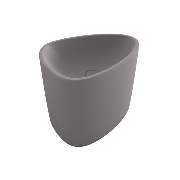 Bocchi Etna 58 cm Tezgah Üstü Monoblok Lavabo Mat Beton