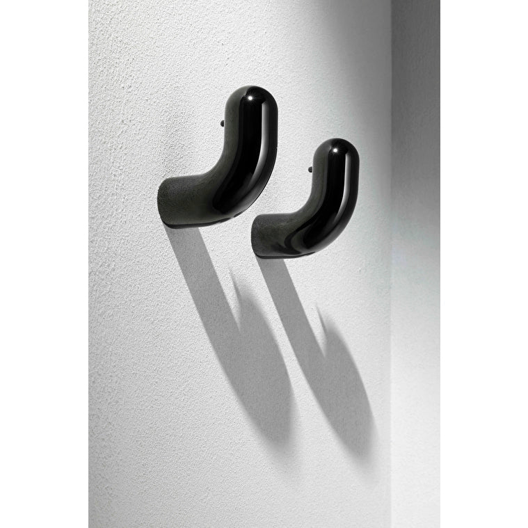 VitrA Liquid Kanca Askı, Parlak siyah