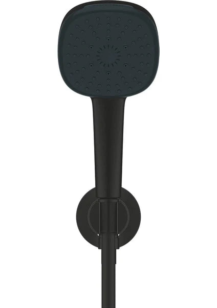 Grohe Tempesta Cube 110 Ankastre Bağlantılı El Duşu Seti, 3 Akışlı, Mat Siyah