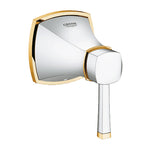 Grohe Grandera Ankastre Stop Valf, Krom-Altın (Sıva Üstü Grubu)