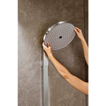 VitrA Prime Round 300 Termostatik Banyo Bataryalı Duş Sistemi, Parlak Krom