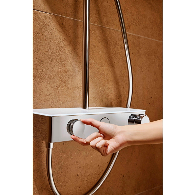 Artema Core Round 250 Termostatik Duş Bataryalı Duş Sistemi, Parlak Krom